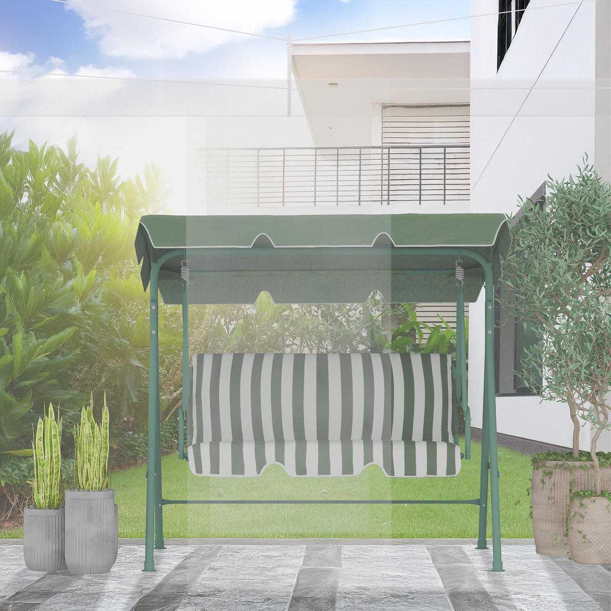 MOSKITONETZ - Weiß, Textil (300/250/500cm) - Relaxdays