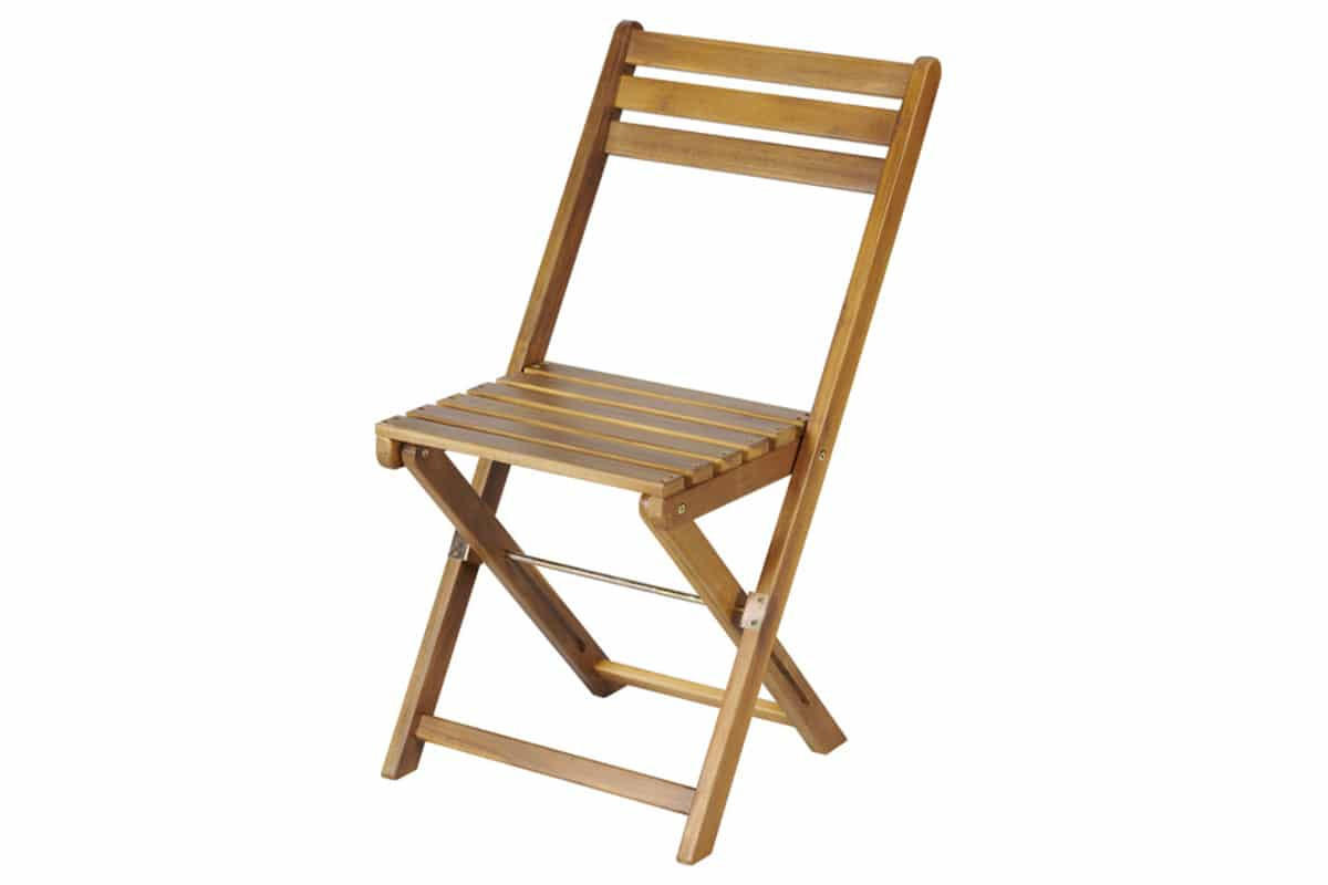 BALKONSTUHL BALI Akazie Natur - Braun, Holz (52/80/42cm) - riess-ambiente