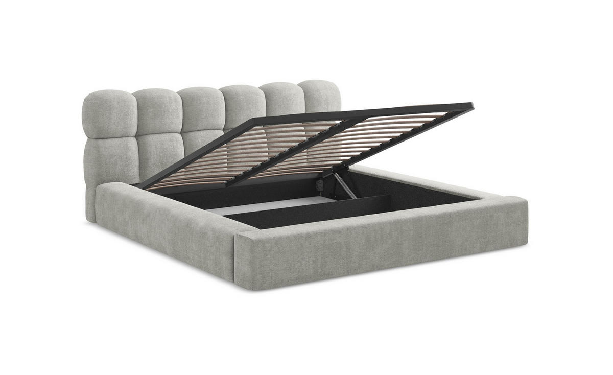 ECKSOFA Rechts Samt Stoff Rot - Bordeaux/Beige, Kunststoff/Textil (224/167cm) - Makamii