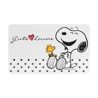 BRETTCHEN The Peanuts Snoopy Gute Laune Weiß 14,5 x 23,5 cm - Multicolor, Kunststoff (14.5/23.5cm) - United Labels