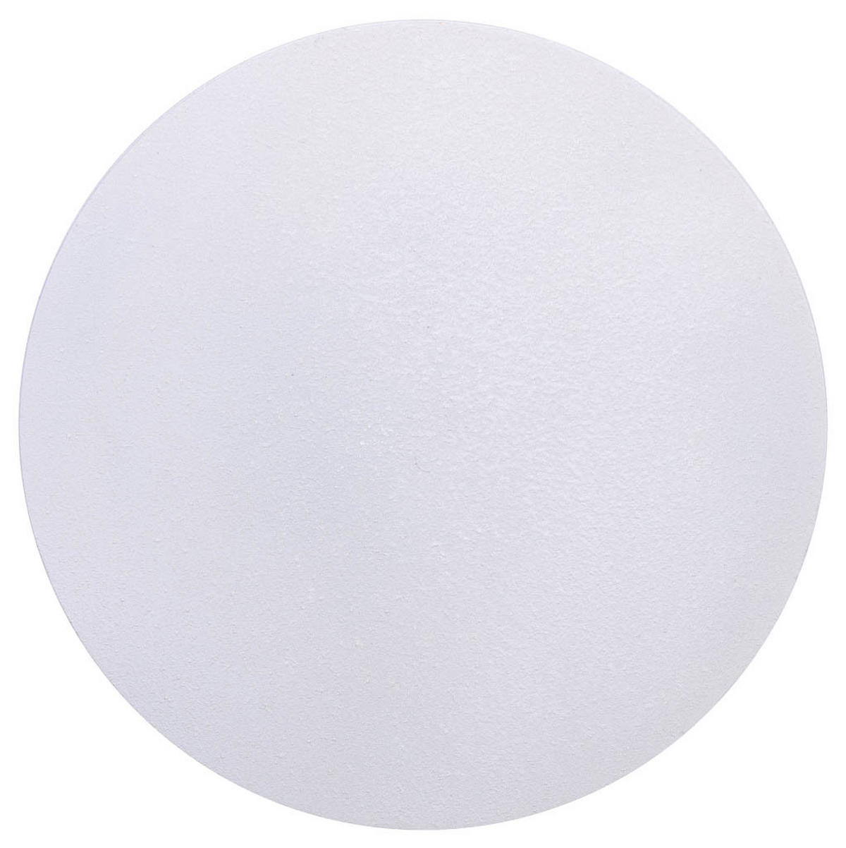 TISCH aus Metall, weiß, 30x60cm - Weiß, Metall (30/30/59.5cm) - Wanderlust