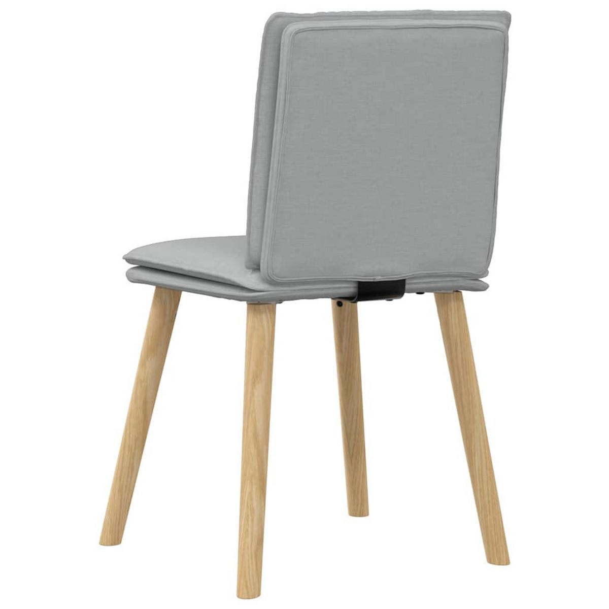 ESSZIMMERSTÜHLE 2 Stk. Hellgrau Stoff 45*54*86cm - Hellgrau, Metall (45/86/54cm) - ZMH