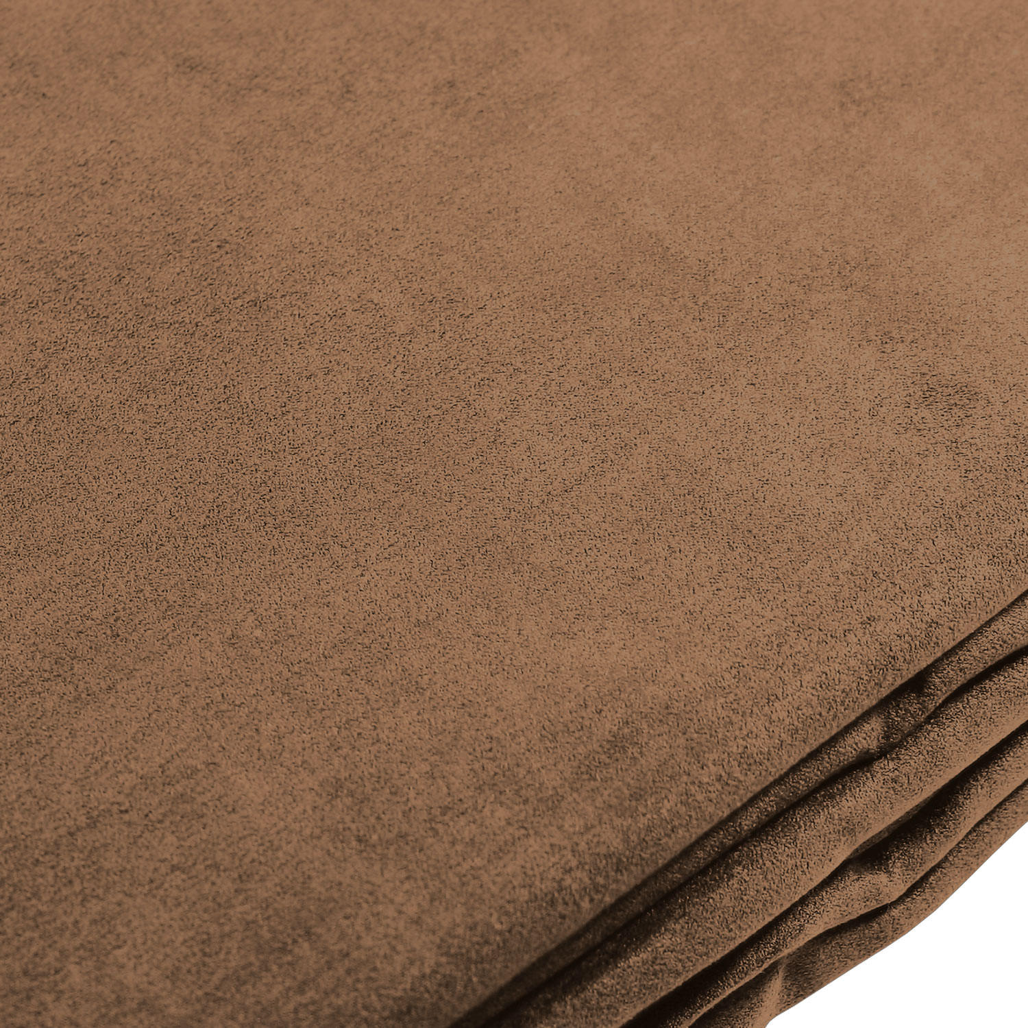 TAGESDECKE Romantica Wildleder Optik 210/280 cm Dunkelbraun - Dunkelbraun, Textil (210/280cm) - Beautissu 