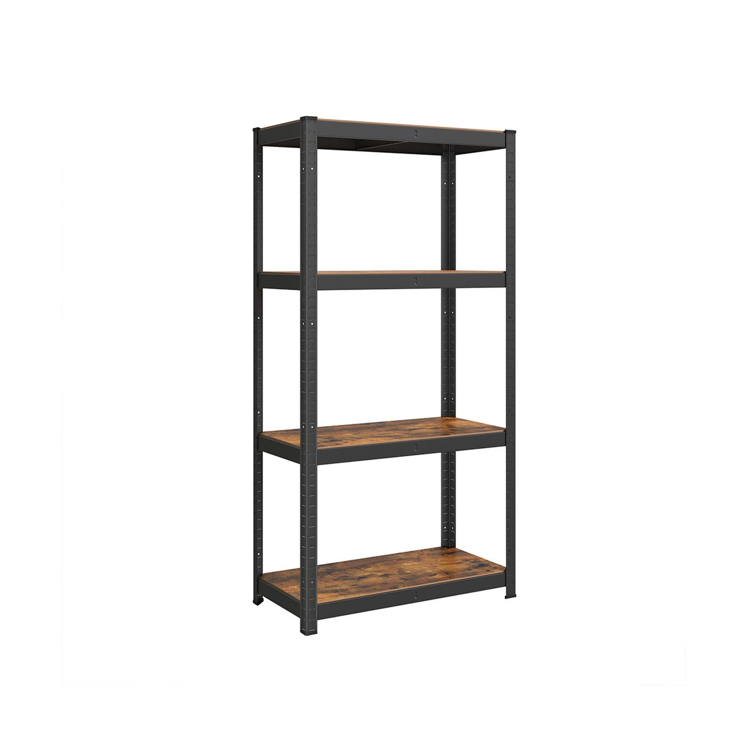 SCHWERLASTREGALE OUAGADOUGOU - Braun, Holzwerkstoff (80/160/40cm) - Hansiro