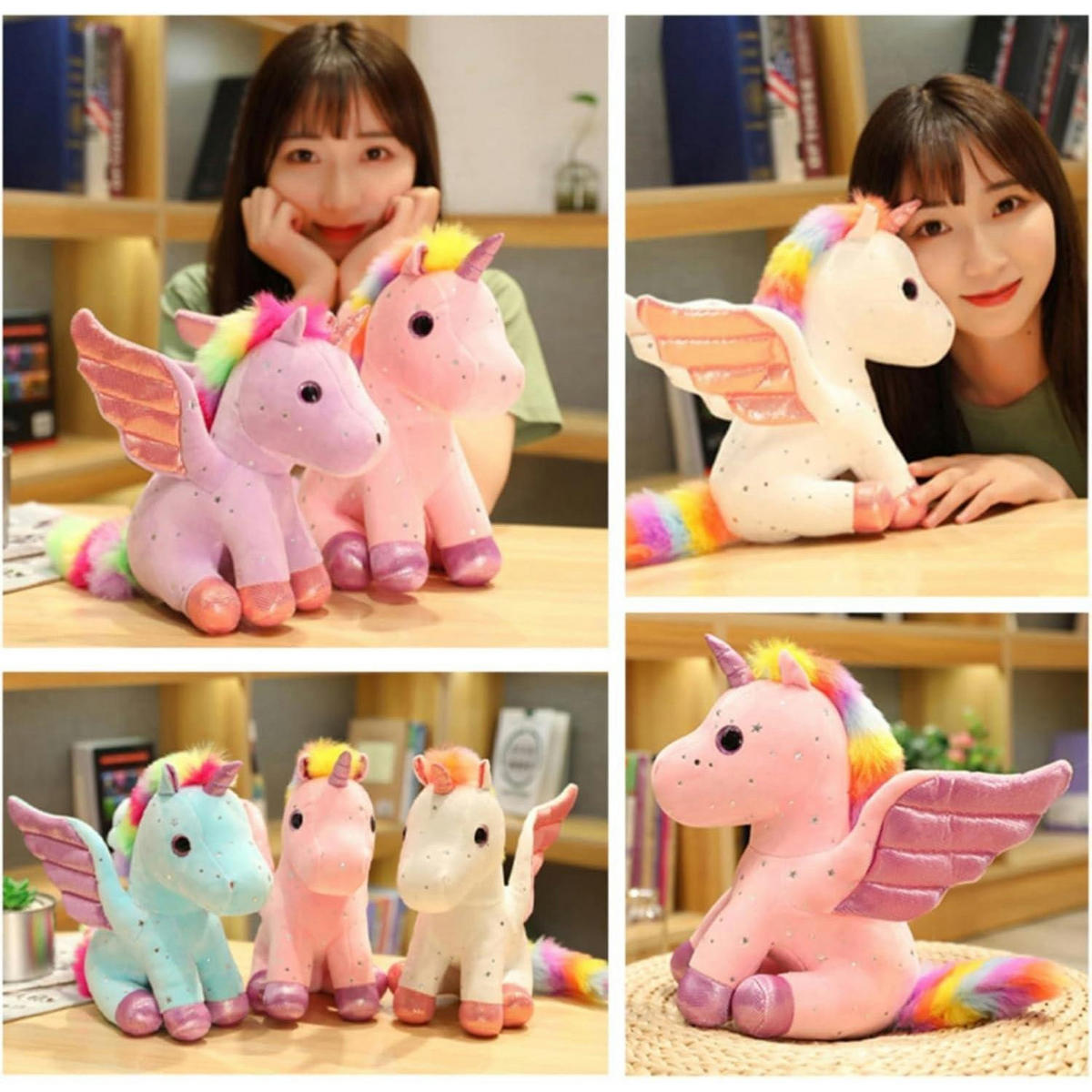 PLÜSCHTIER Einhorn 20 cm - Multicolor, Textil (15/28cm)