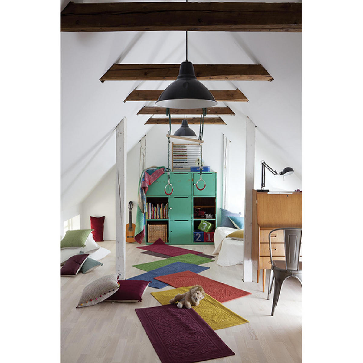 BADEMATTE Enzo schneeweiß 70 x 140 cm - Weiß, Textil (70/140cm) - Vivaraise