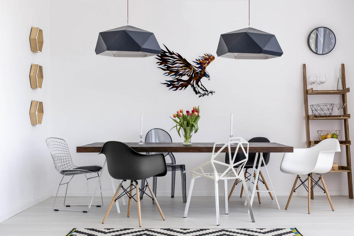 WANDDEKO Braun 93/72 cm - Braun, Metall (2.1/72/3cm) - KUNSTLOFT