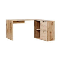 ECKSCHREIBTISCH Der Produktive - Eichefarben, Holzwerkstoff (65/145/77cm) - Mokebo