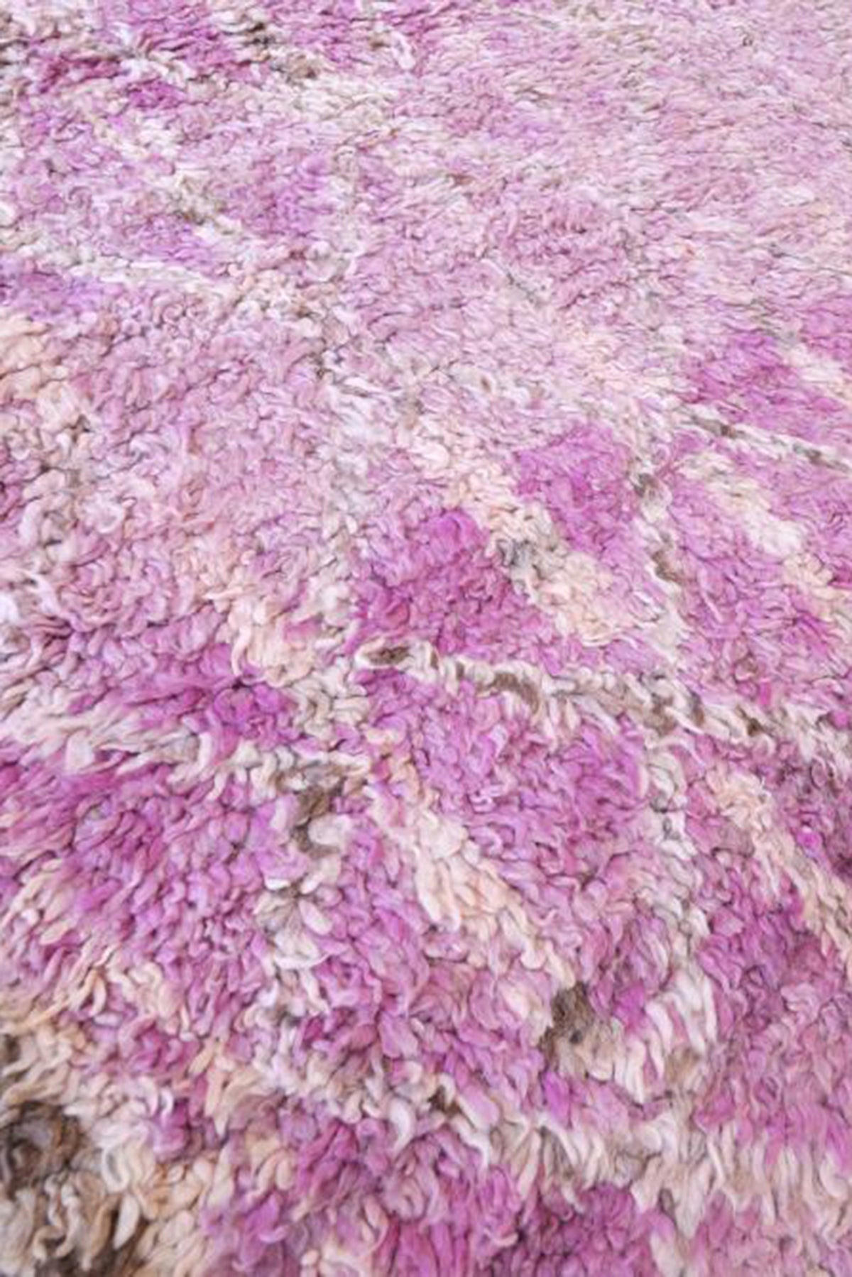 BERBERTEPPICH aus reiner Wolle 159x 363 cm - Lila, Naturmaterialien (159/363cm) - AFK Living