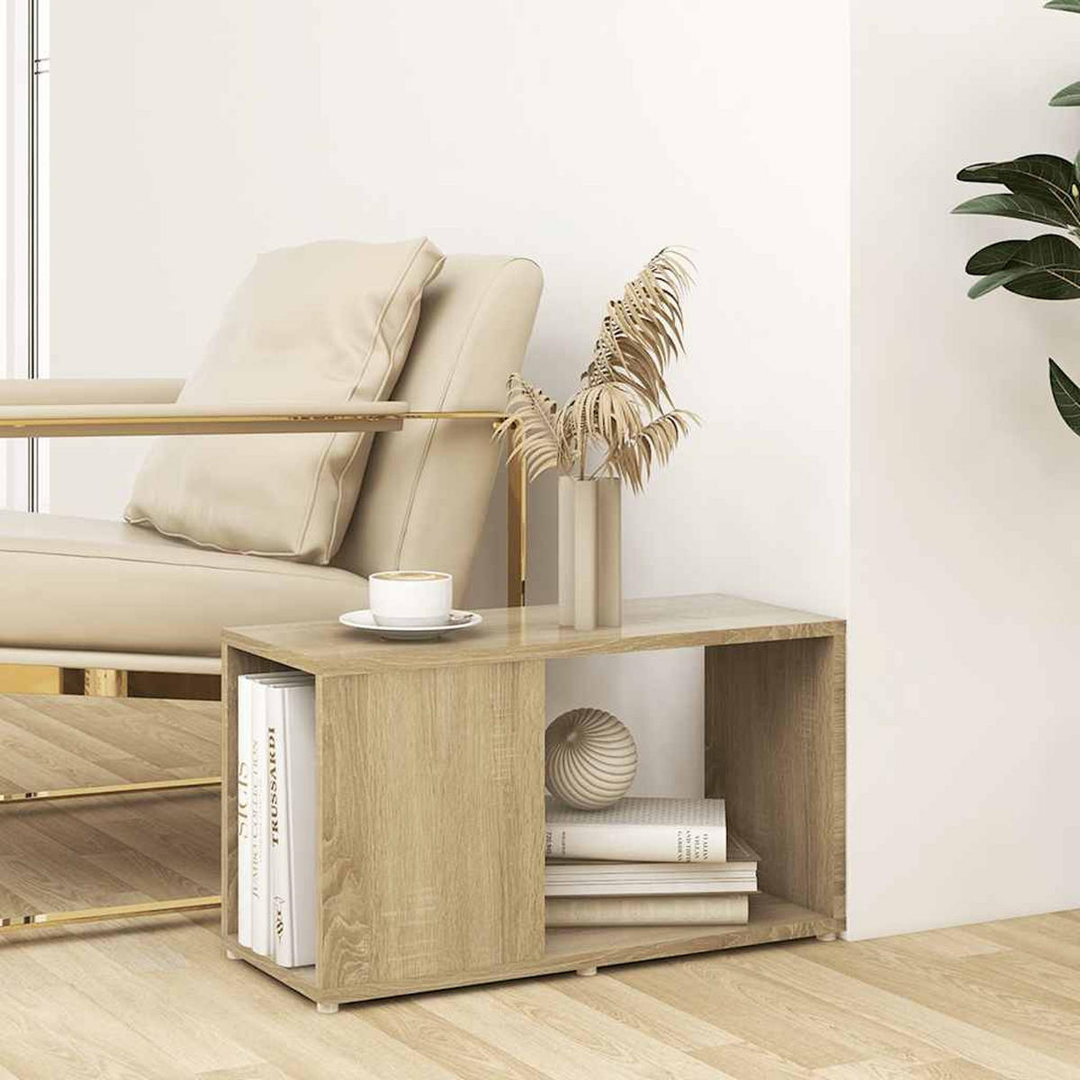 TV-SCHRANK Sonoma-Eiche 60/24/32 Cm Holzwerkstoff - Braun, Holzwerkstoff (60/32/24cm) - vidaXL