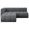 ECKSOFA modulares Sofa Darnel-L1 - 205x177x70 cm Dunkelgrau - Dunkelgrau, Holzwerkstoff/Textil (205/177cm) - ALTDECOR