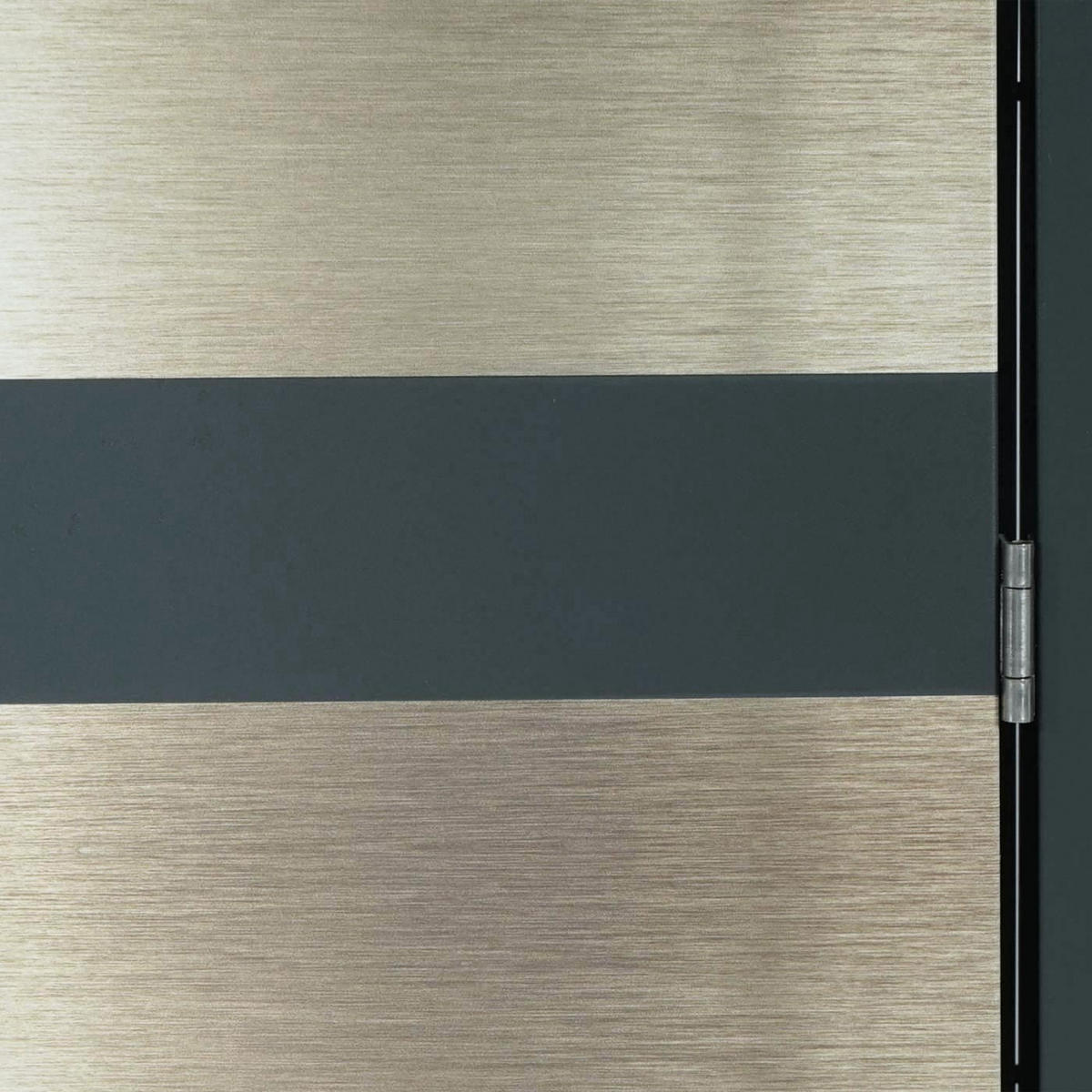 MÜLLTONNENBOX 2er 117x132x80cm Anthrazit Gold - Goldfarben, Metall (132/117/80cm) - PROREGAL