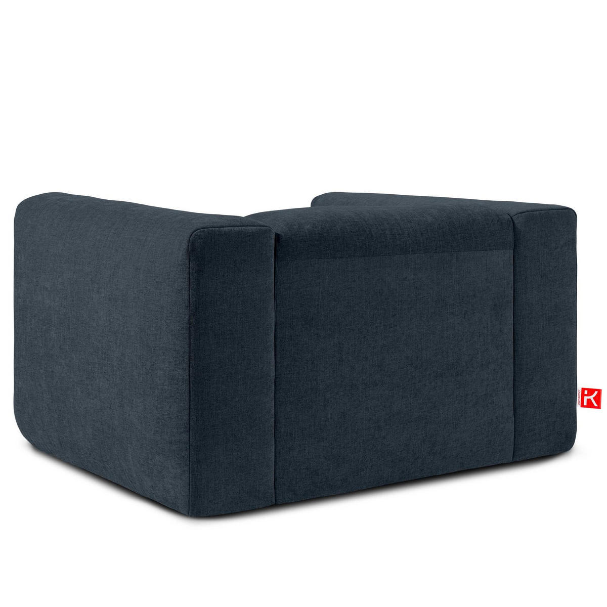 SESSEL BUFFO , Dunkelblau - Dunkelblau, Textil (130/73/96cm) - KONSIMO®
