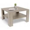 COUCHTISCH NIEDRIG EX3 Sonoma Eiche 68/68/41 cm - Sonoma Eiche, Holzwerkstoff (68/68/41cm) - Matkam Möbel