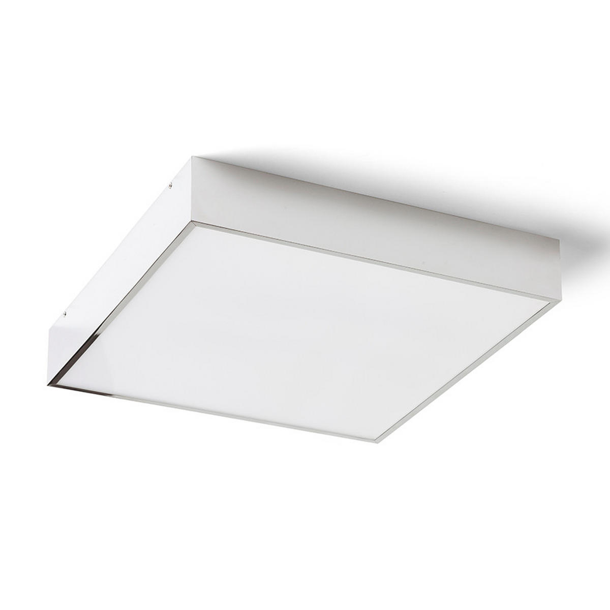 DECKENLEUCHTE MERANO LED 35 Chrom 24 W IP44 - Chromfarben, Metall (35/35/6cm) - Rendl