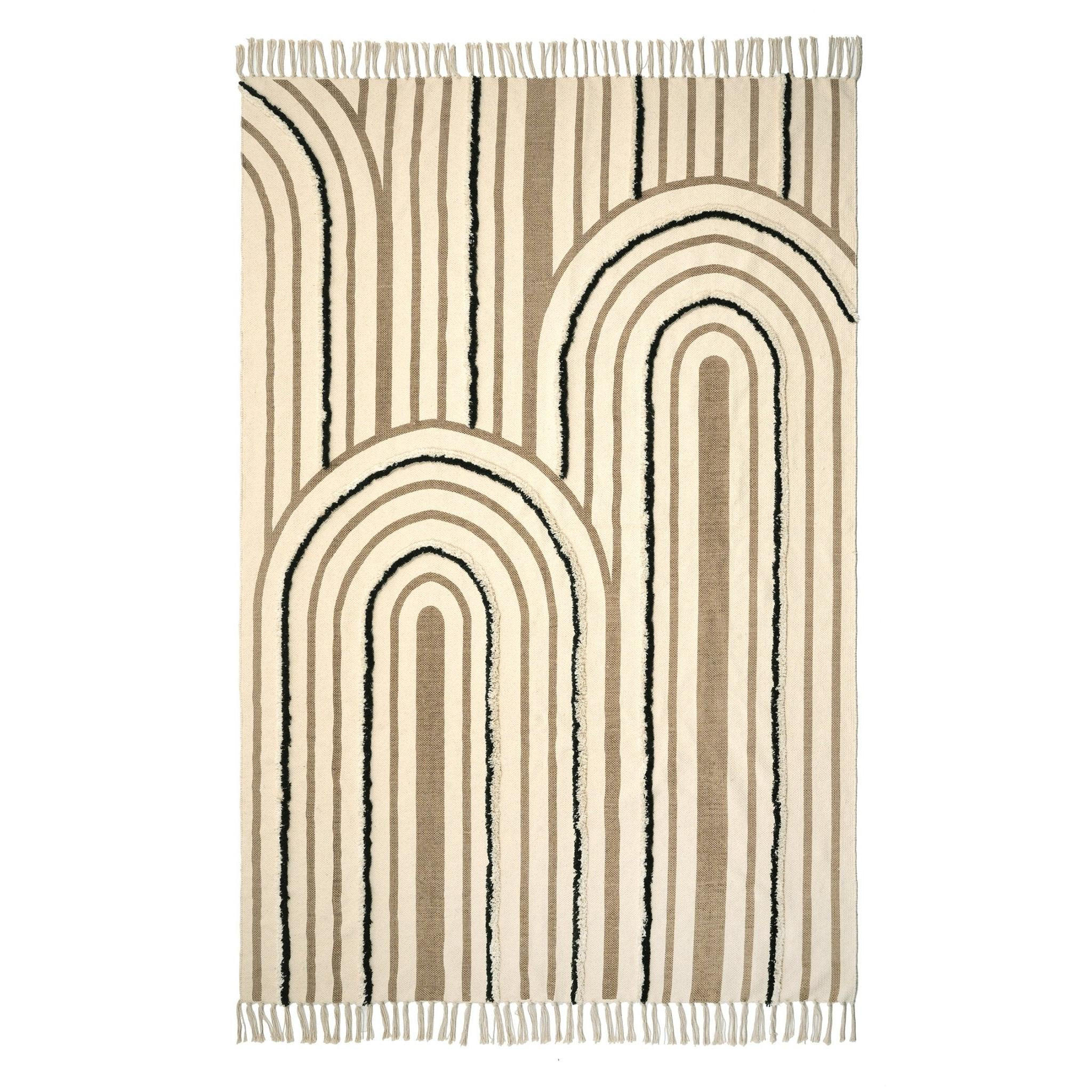 KINDERTEPPICH aus maschinenwaschbarer Baumwolle bruin - Braun, Naturmaterialien (160/230cm) - AFK Living