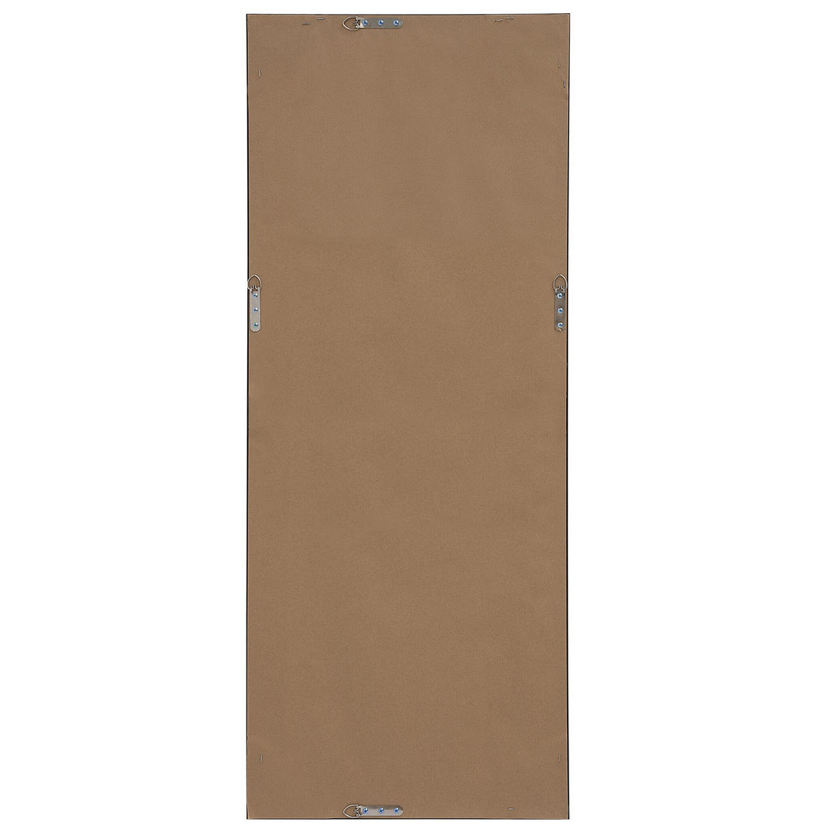 WANDSPIEGEL grau/weiß rechteckig 50/130 cm Rosnoen - Weiß/Grau, Kunststoff (50/130/3cm) - Beliani
