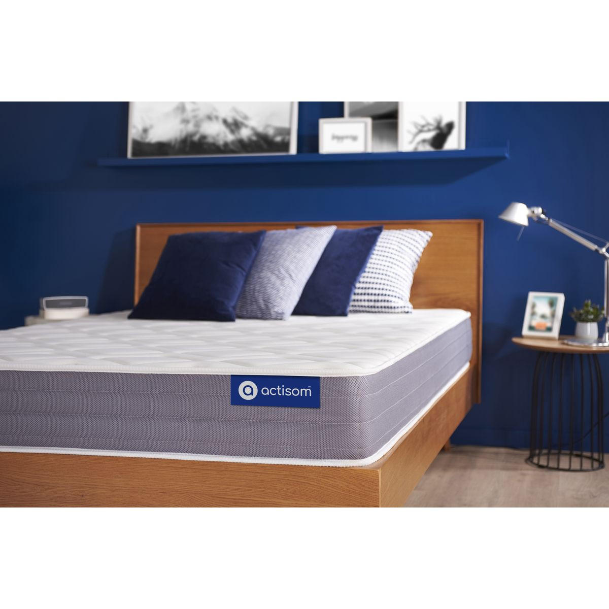MATRATZE Actiflex dream Taschenfederkern und Memory-Schaum 100 x 210 cm h1 - Weiß, Textil (100/210cm) - ACTISOM