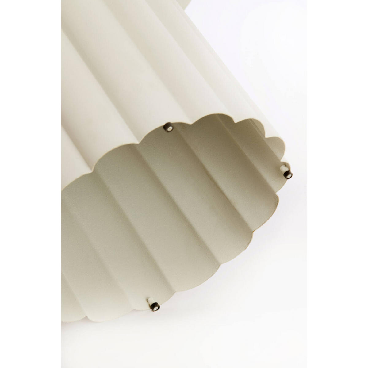 BEISTELLTISCH Rosario Weiß Ø91,5/75 cm - Weiß, Metall (91.5/91.5/75cm) - Light & Living