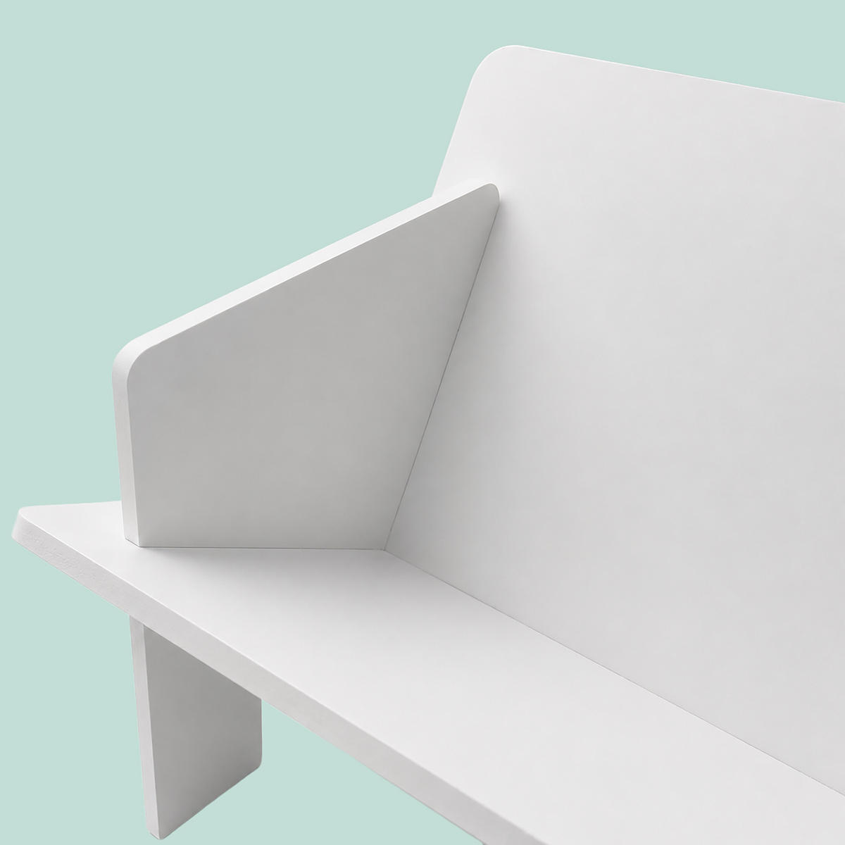 BÜCHERREGAL Weiß Tischregal - Weiß, Kunststoff (26/39/23.5cm) - Relaxdays