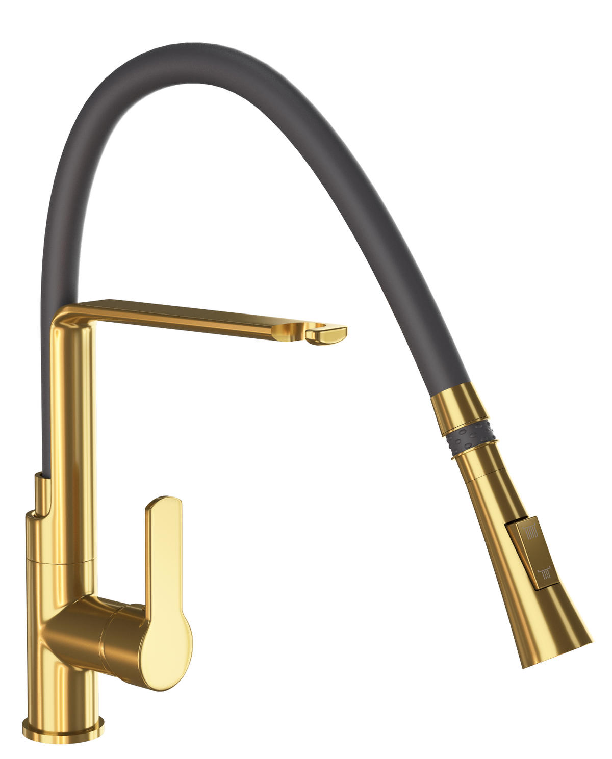 GRANITSPÜLE Trix mit Siphon Batterie - Schwarz, Kunststoff/Stein (44/16/77cm) - Granitan
