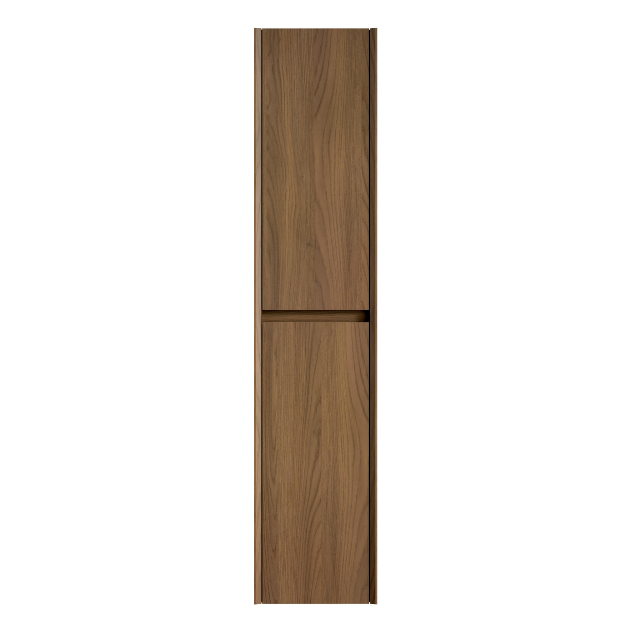 HÄNGESCHRANK 140x24x30 cm Eiche aus Mehrschicht-Sperrholz mit Dämpfersystem & 2 Türen - Eichefarben, Holzwerkstoff (24/30/140cm) - Modfu