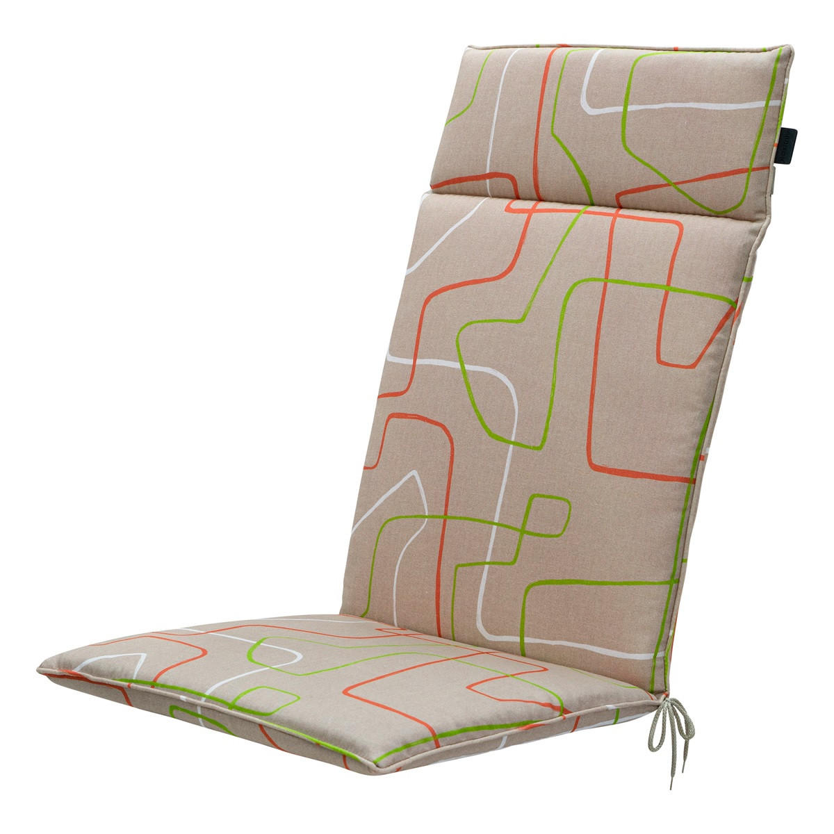 GARTENSTUHLKISSEN Joah 120/50 cm 4er-Set - Rot, Textil (50/8/120cm) - Madison