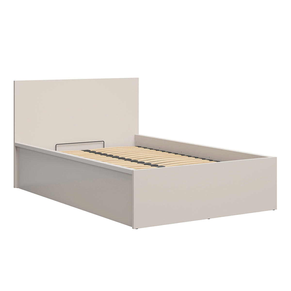 BOXSPRING POSTELJA 120/200 Edwin Kašmir - bež, leseni material (120/200cm) - Petits-meubles