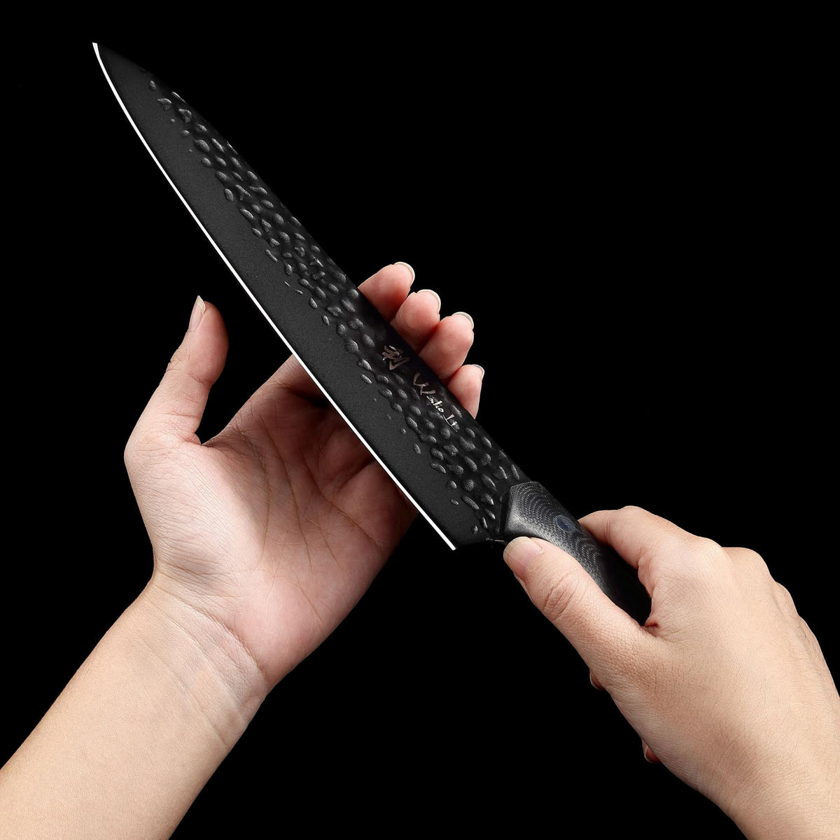 CHEFMESSER 20 cm - Schwarz, Metall (33cm) - Wakoli