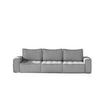 SOFA Sande In Raven - Grau, Holzwerkstoff/Textil (292/85/90cm) - Fun Möbel