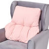 RÜCKENKISSEN rosa 68/58 cm – Stützkissen für Sessel, Baumwolle - Rosa, Textil (68/15cm) - Homescapes