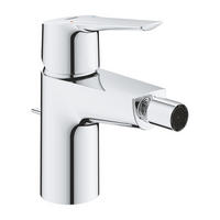 BIDETARMATUREN Silber 11.5/4.6/14.7 cm 32560002 - Silberfarben, Metall (4.6/14.7/11.5cm) - Grohe