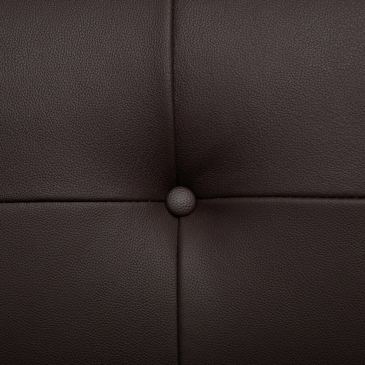 3-SITZER-SOFA Echtleder Braun Byske - Dunkelbraun, Leder/Fell (200/73/78cm) - Beliani