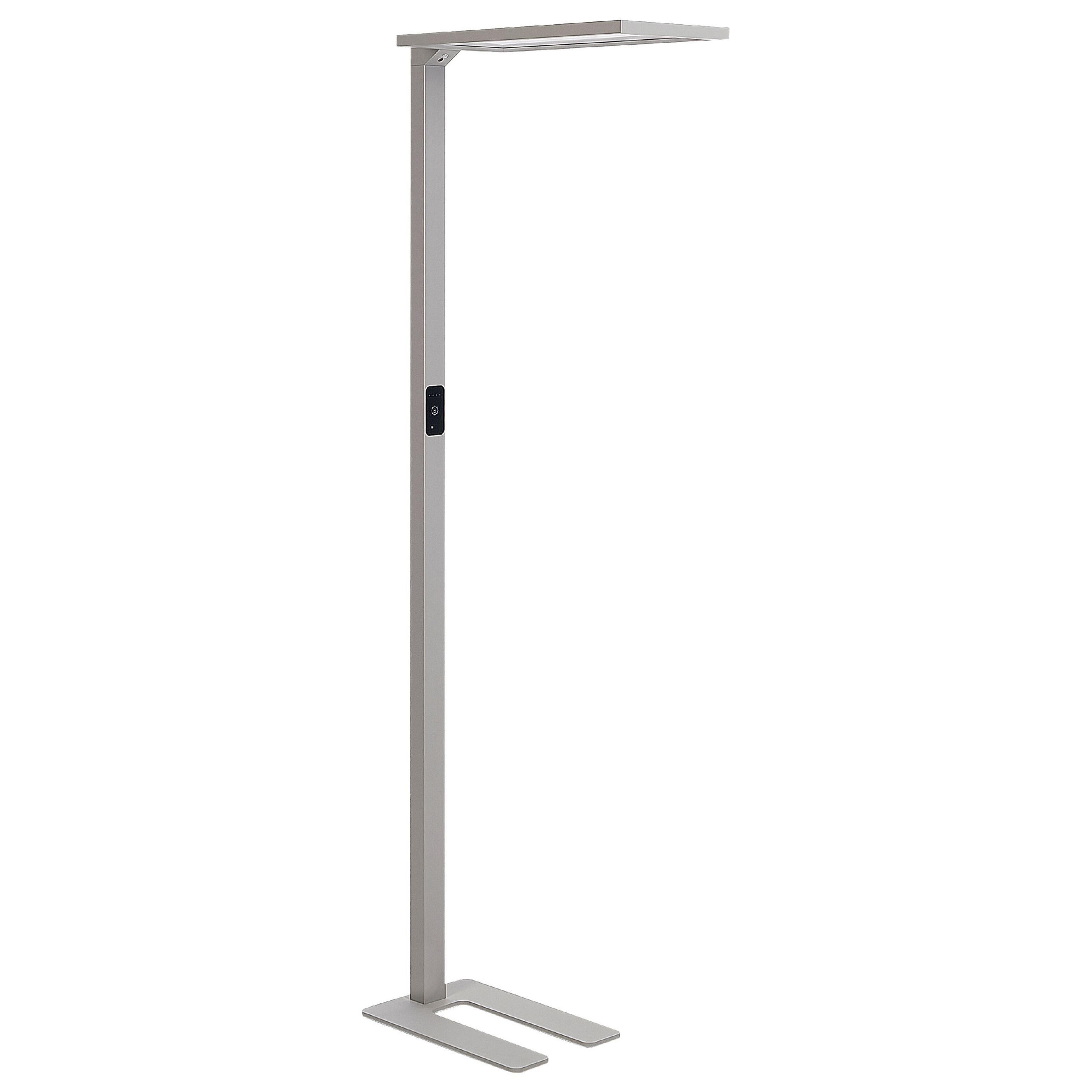 STEHLAMPE Orion 30/61/196 cm - Silberfarben, Metall (30/61/196cm) - Beliani