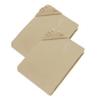 SPANNBETTLAKEN SPANNBETTTUCH PREMIUM 2er Set - Beige, Textil (200/200cm) - Esprit