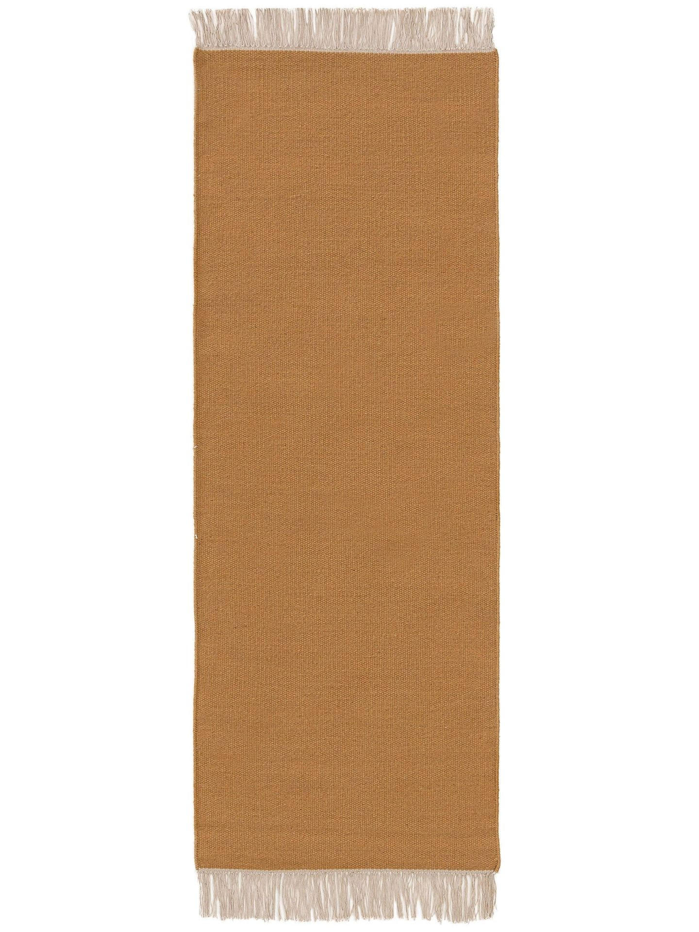 TEPPICH Wollteppich Liv Gelb - Gelb, Textil (80/1cm) - KUNSTLOFT