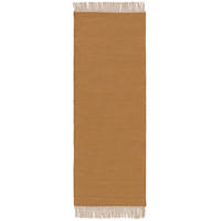 TEPPICH Wollteppich Liv Gelb - Gelb, Textil (70/1cm) - KUNSTLOFT