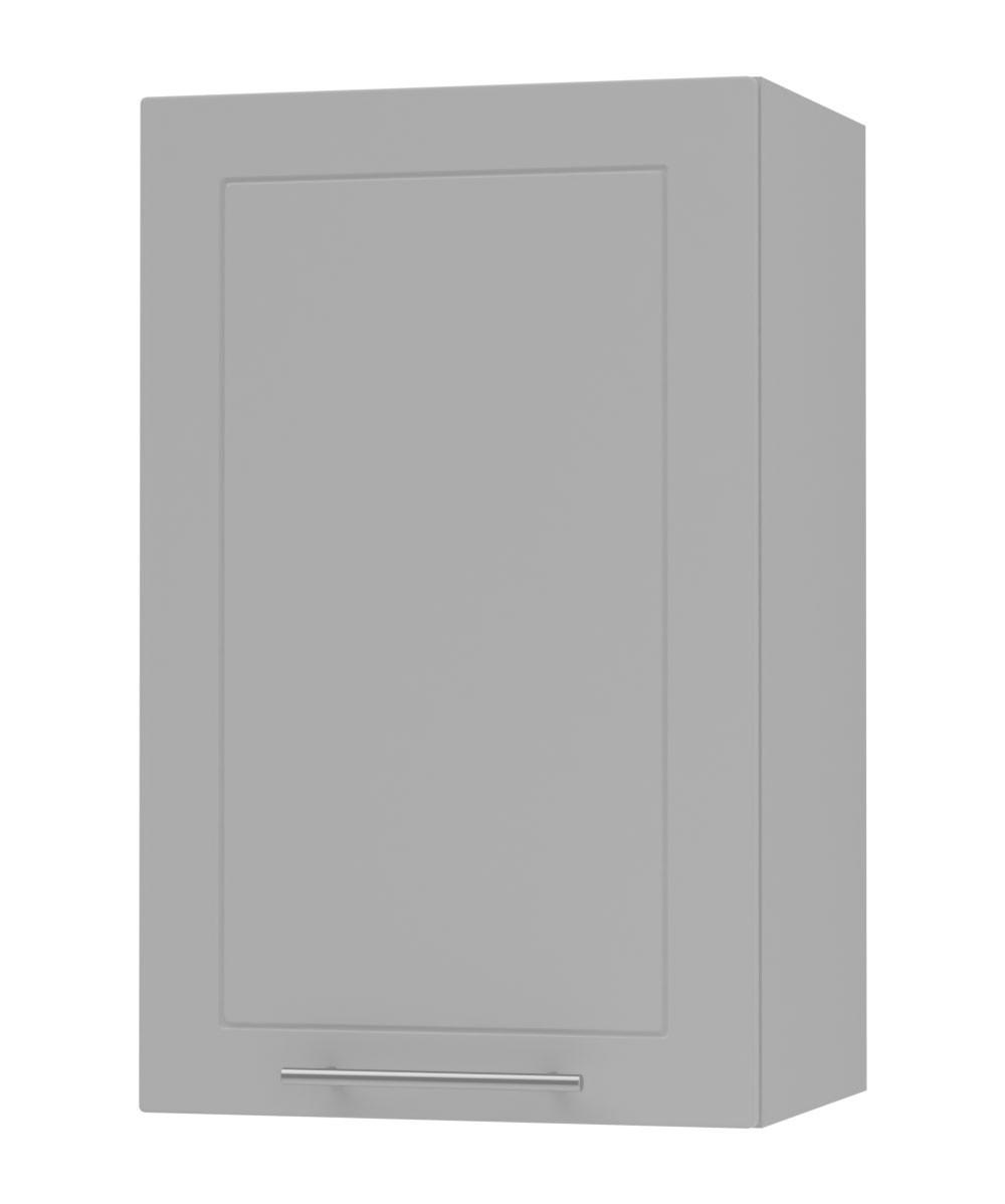 KÜCHENHÄNGESCHRANK Kvantum W2/45 Weiß Matt / Grau Matt 45 / 32,5 / 72cm - Grau, Holz/Holzwerkstoff (45/72/32.5cm) - Feldmann-Wohnen