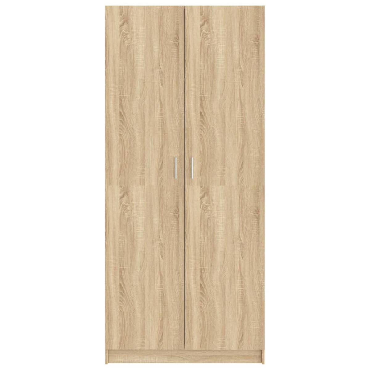 KLEIDERSCHRANK 2-Türig 80/52/180 cm aus Holzwerkstoff Sonoma-Eiche Dekor - Sonoma Eiche, Holz (80/180/52cm) - vidaXL