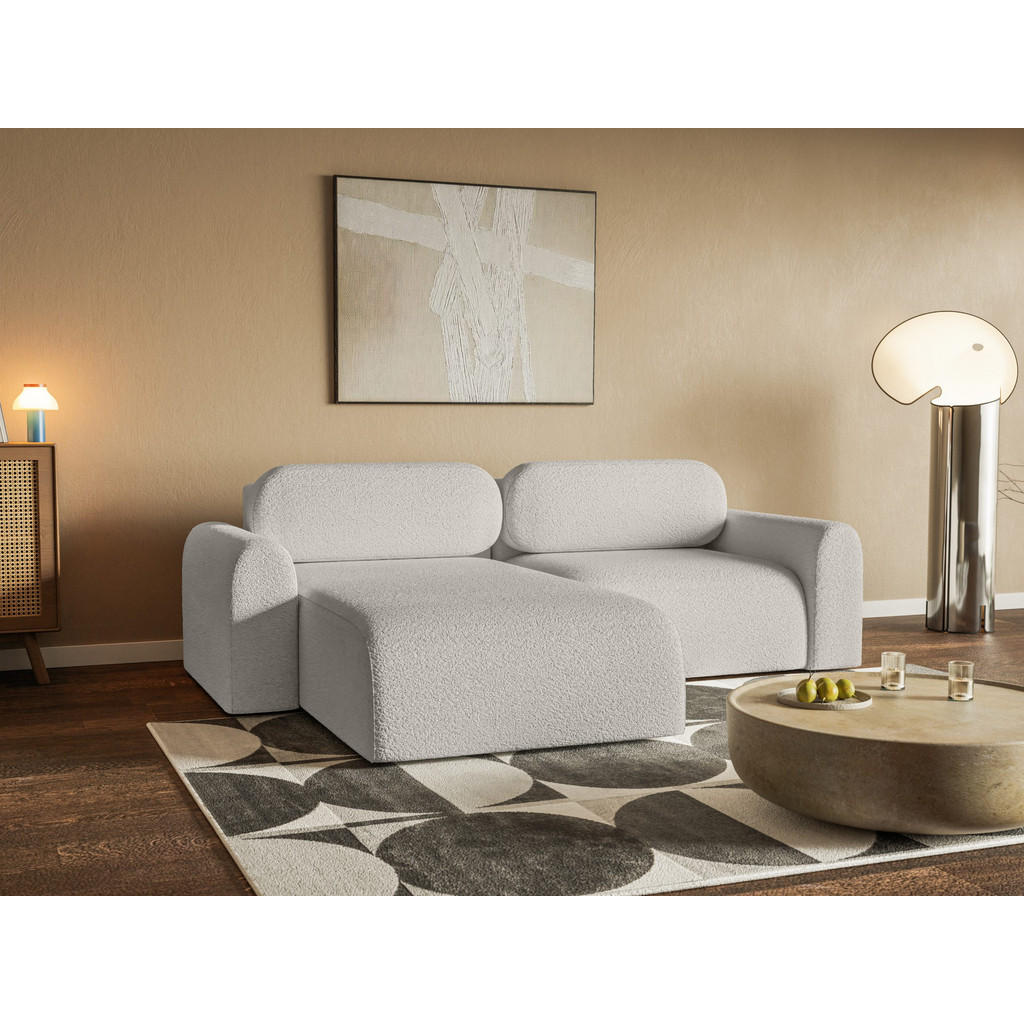 Thumbnail - Fedve Ecksofa, Grau, Textil, L-Form,L-Form, 244x165 cm, Wohnzimmer, Sofas & Couches, Wohnlandschaften, Ecksofas