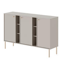 KOMMODE FLOW 157/41/95 cm, Beige - Beige, Holzwerkstoff/Metall (157.7/95/40.8cm) - Idohome