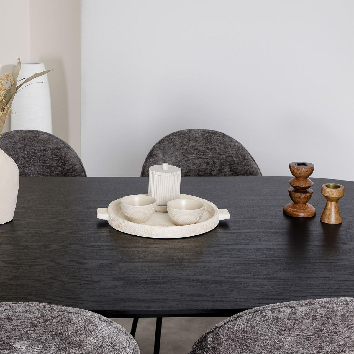 ESSTISCH DONOVAN - Schwarz, Holzwerkstoff (100/200/75cm) - IDIMEX