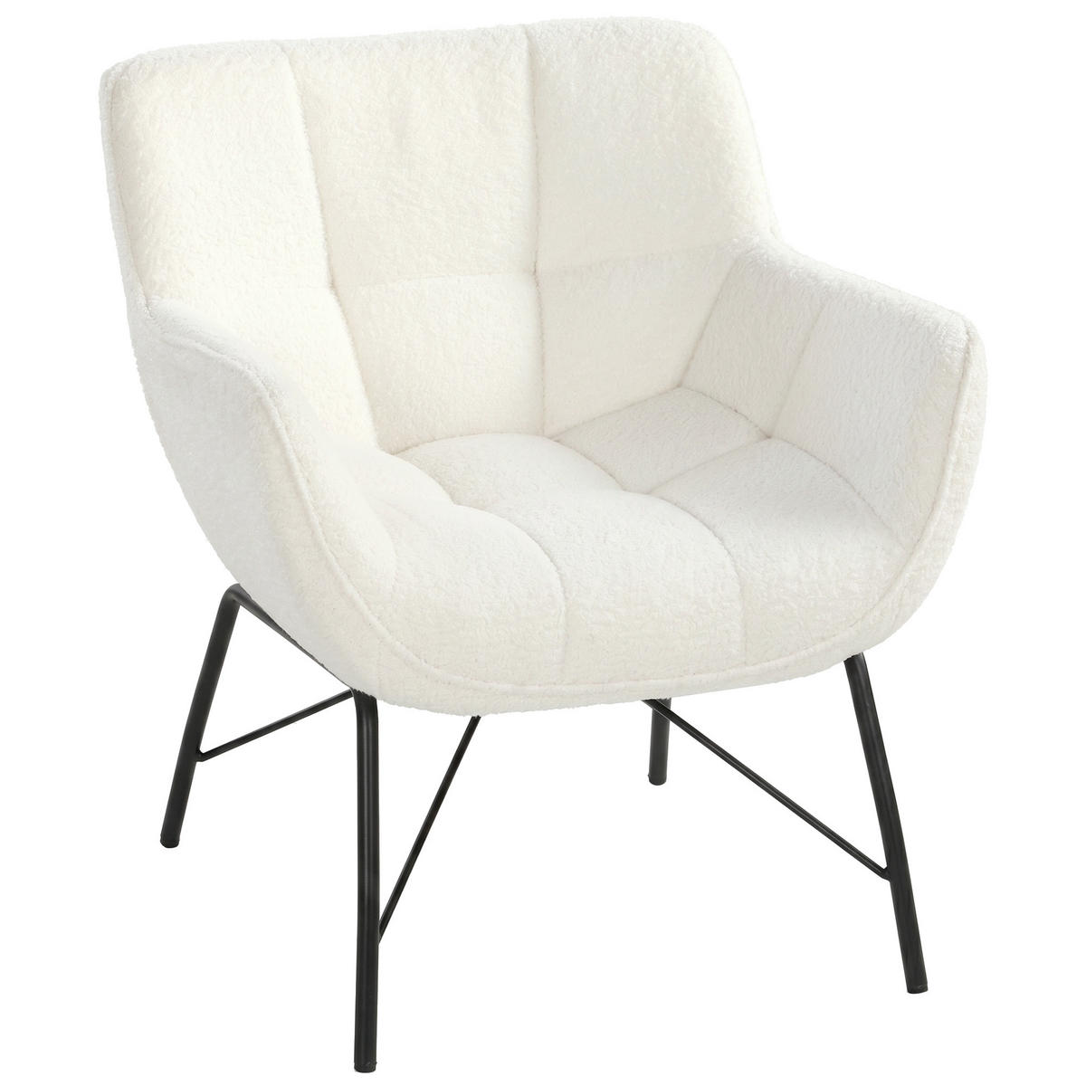 ARMLEHNSTUHL Creme 69.0/68.0/78.5 cm - Creme, Textil (68/78.5/69cm)