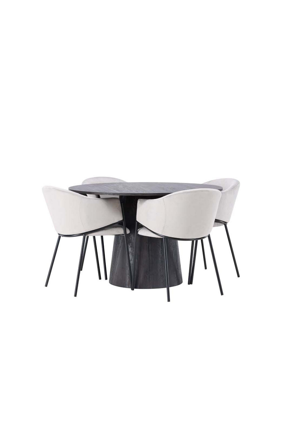TISCHGRUPPE Mocca - Braun, Holzwerkstoff (120/75/120cm) - ebuy24