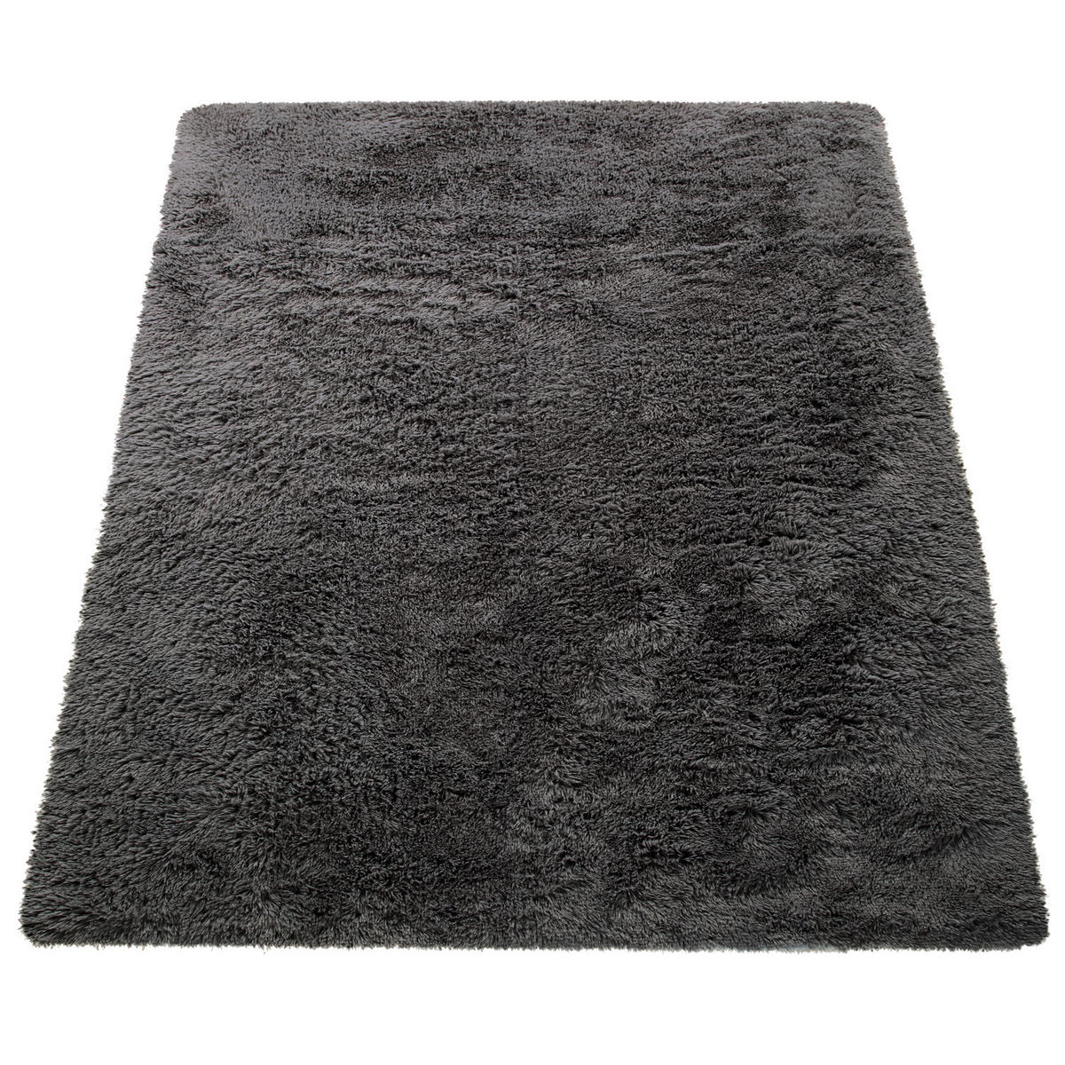 HOCHFLORTEPPICH 80/150 cm Silky 591 - Anthrazit, Textil (80/150cm) - Paco Home