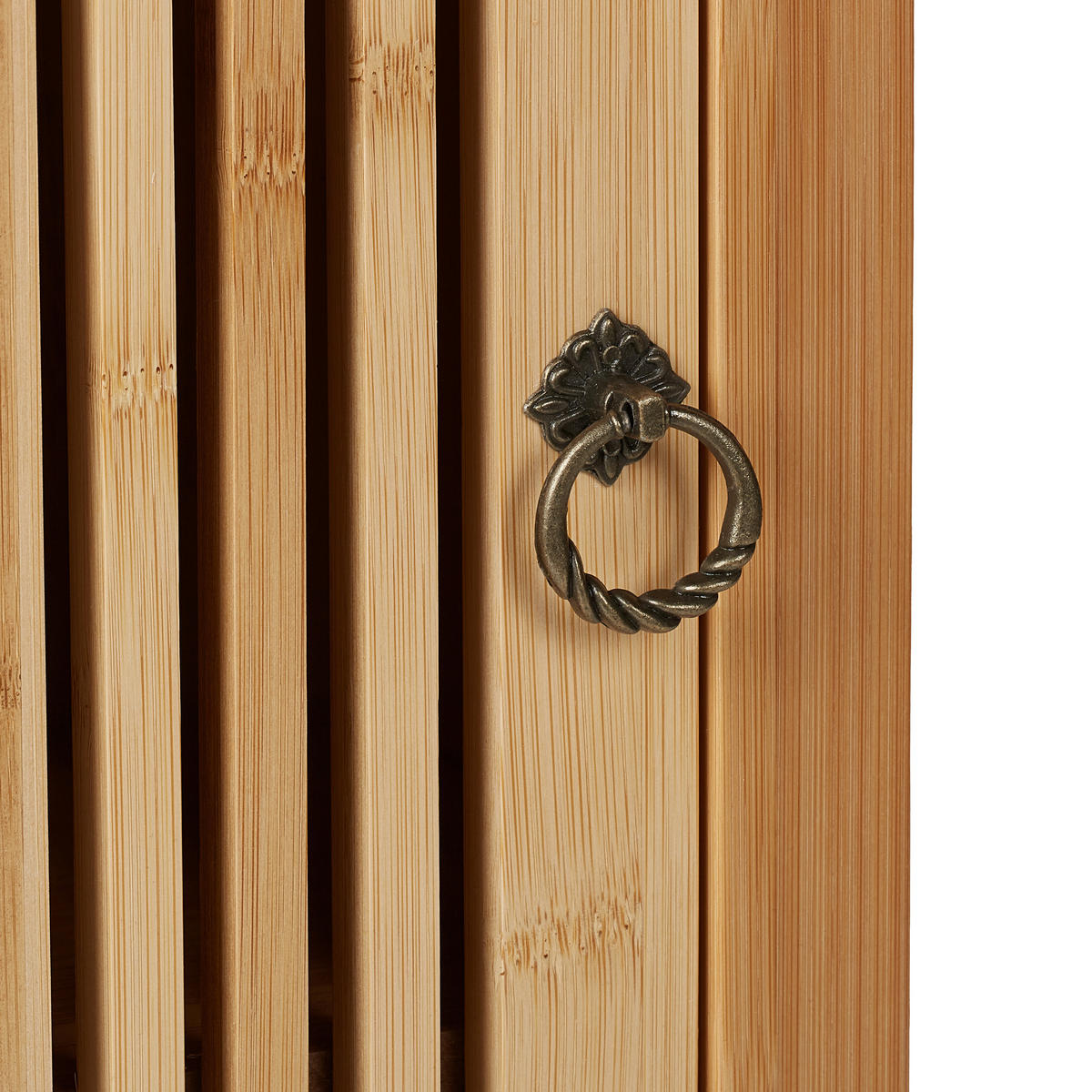 BADEZIMMERSCHRANK - Hellbraun, Holz/Holzwerkstoff (34.5/60/21cm) - Relaxdays