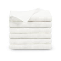 HANDTÜCHER, 6er-Set, 50x100 cm, 100% Baumwolle, Weiß - Weiß, Textil (50/100cm) - Zollner