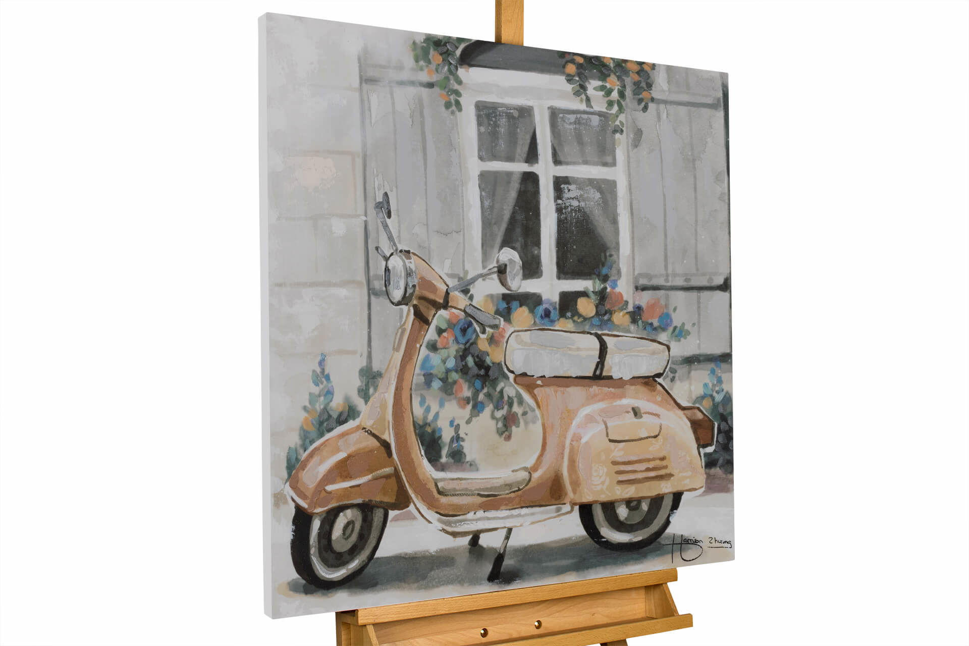 KUNSTLOFT OLEJOMALBA 60/60 cm, Město a architektura