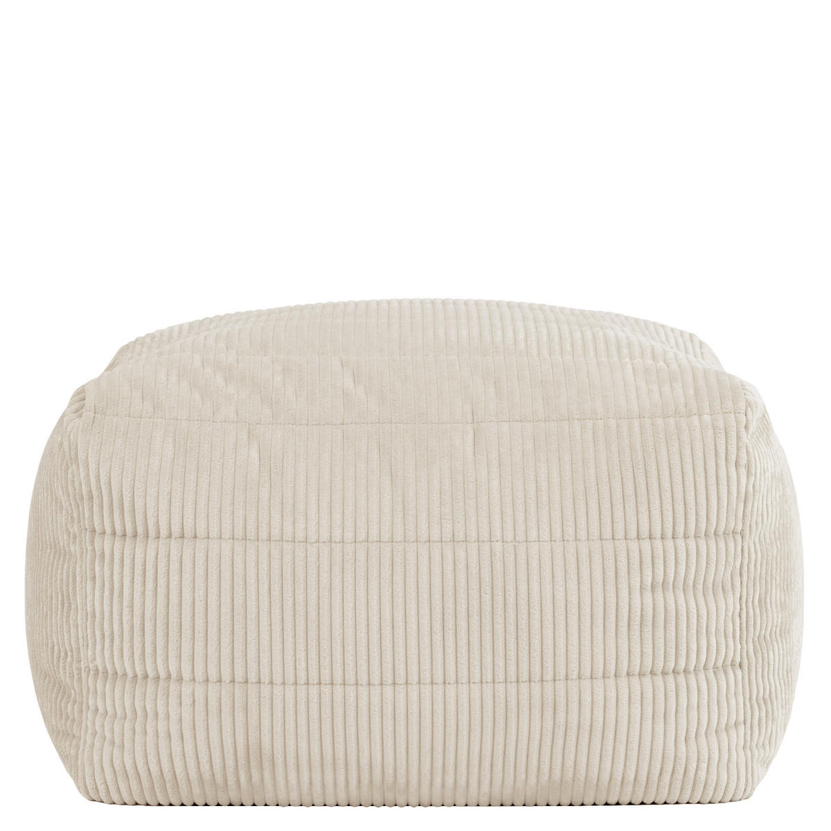 SITZSACK-HOCKER Noa modular Cord - Beige, Textil (75/70/78cm) - icon