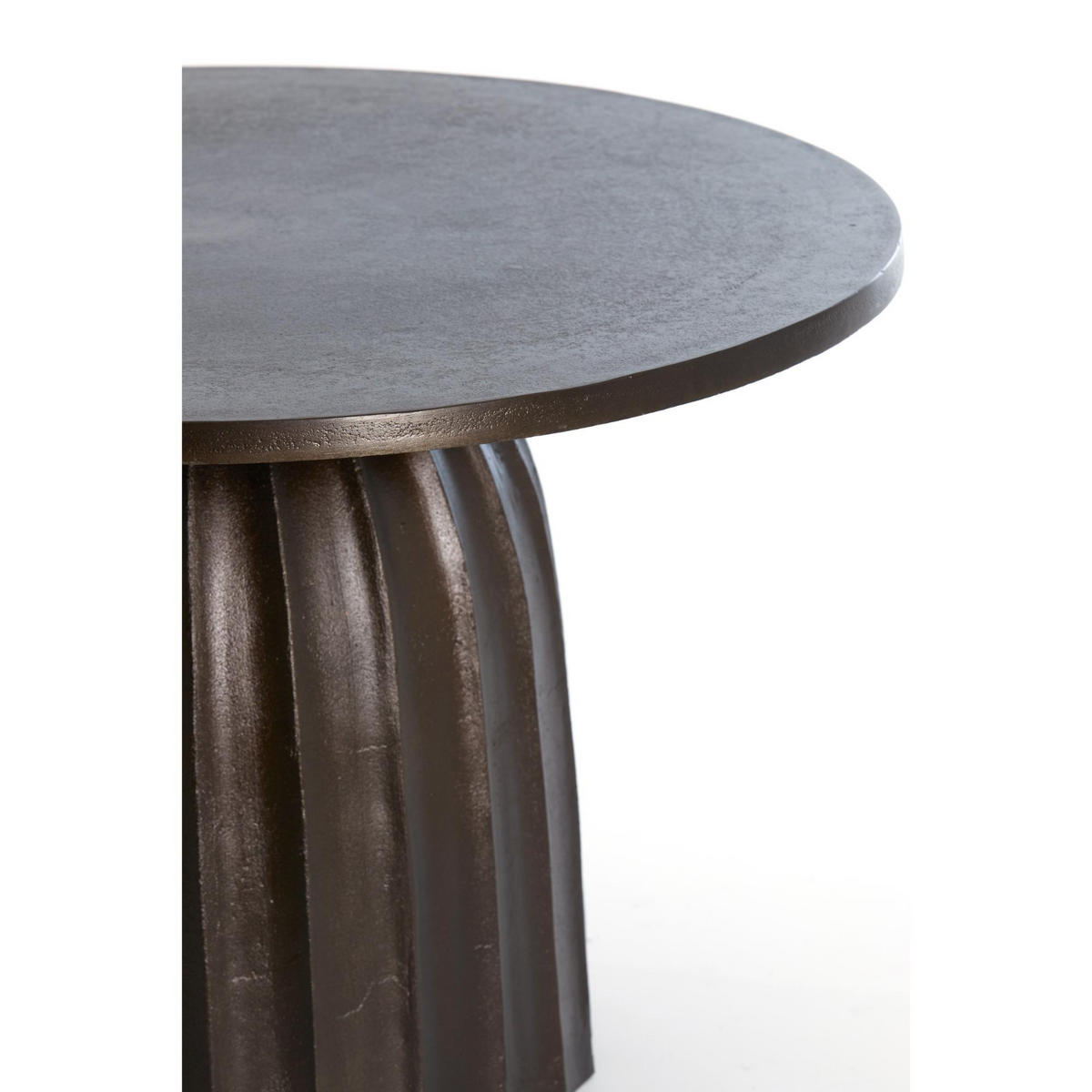 BEISTELLTISCH Veglia Braun 60/60/38 cm - Braun, Metall (60/60/38cm) - Light & Living